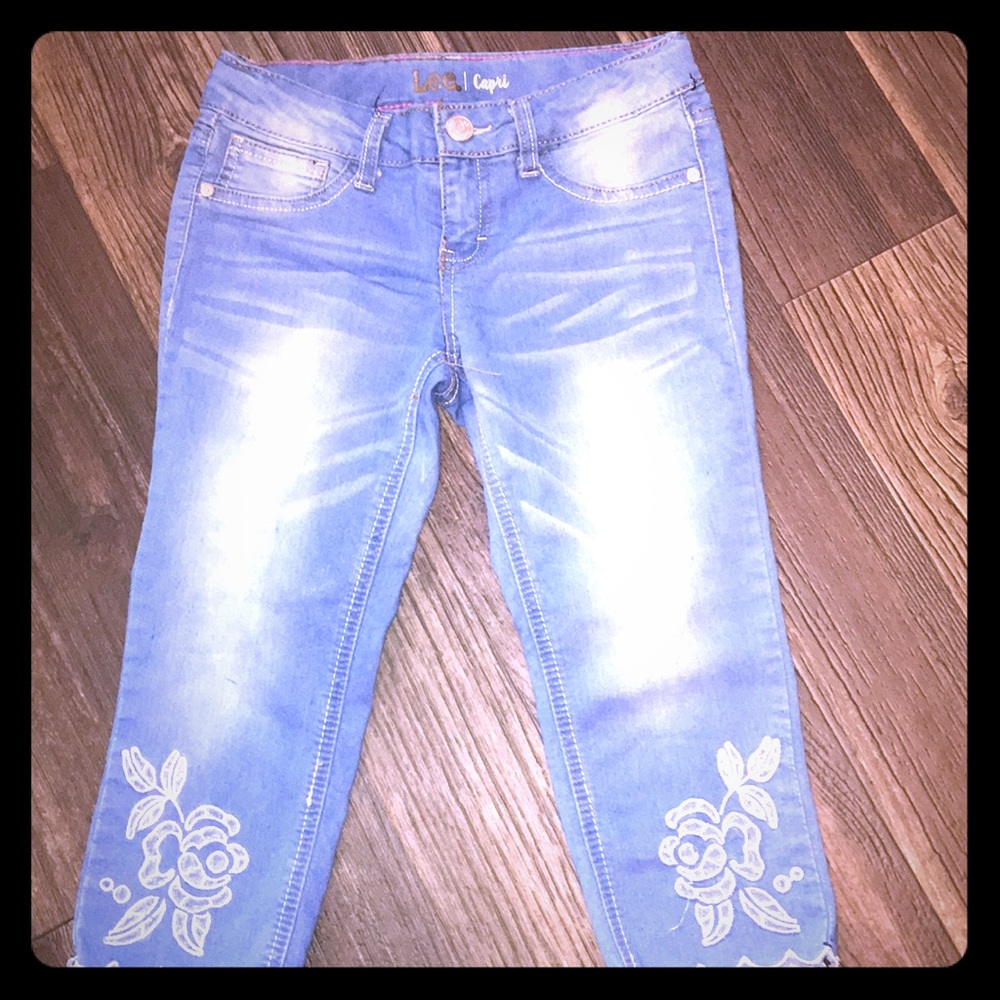Girls Lee Capri Size 8